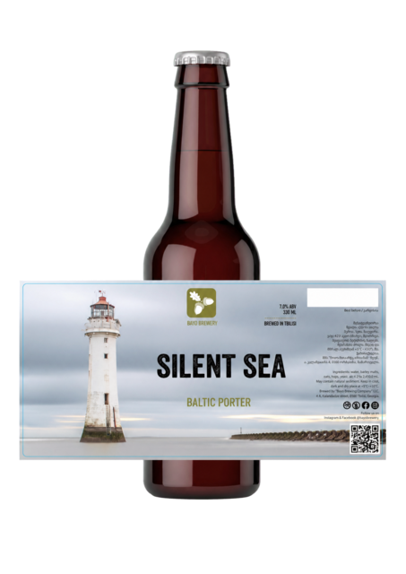 Bayo Brewery Silent Sea bottle and label