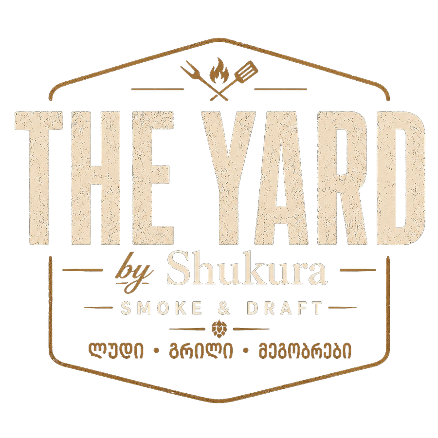 THE YARD by Shukura Smoke & Draft sign